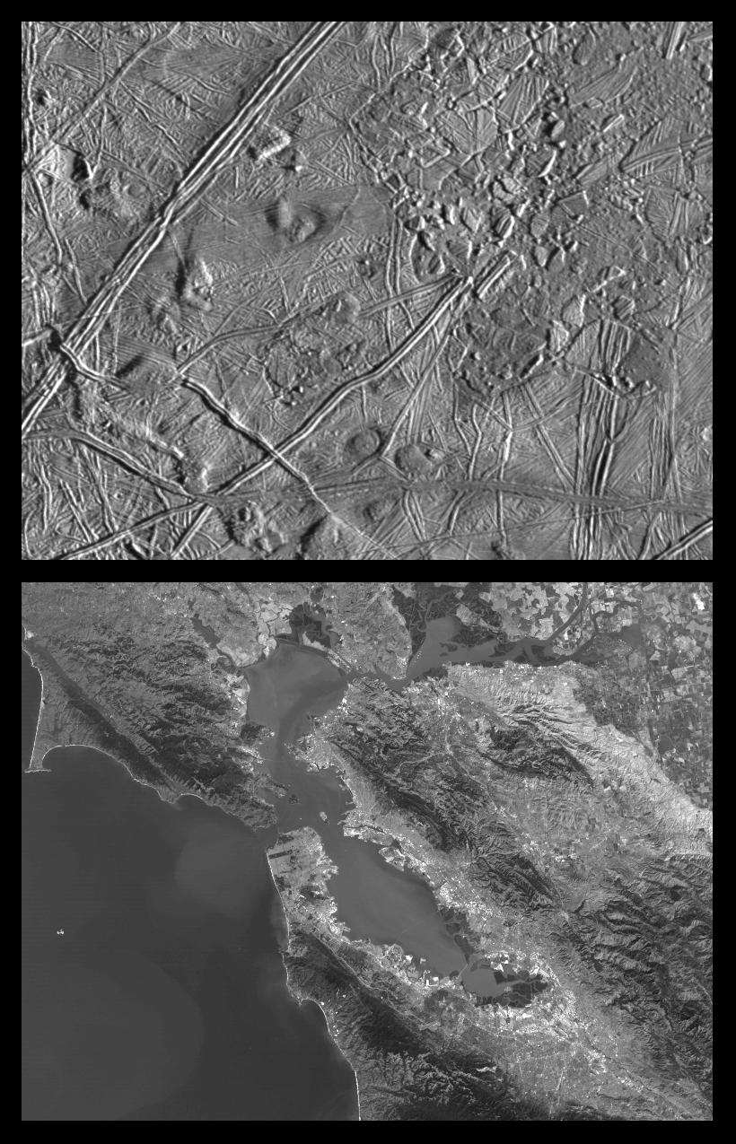 Europa compared to California.