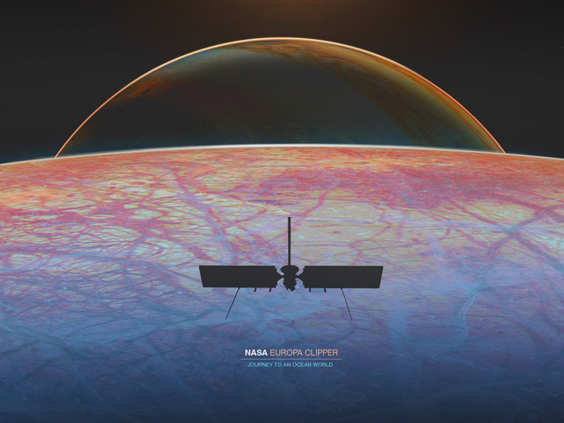 Europa Clipper: Journey to an Ocean World Poster – NASA's Europa Clipper