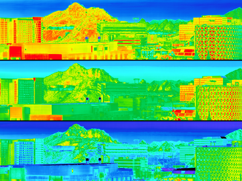 Thermal Imager's First Light Color Image