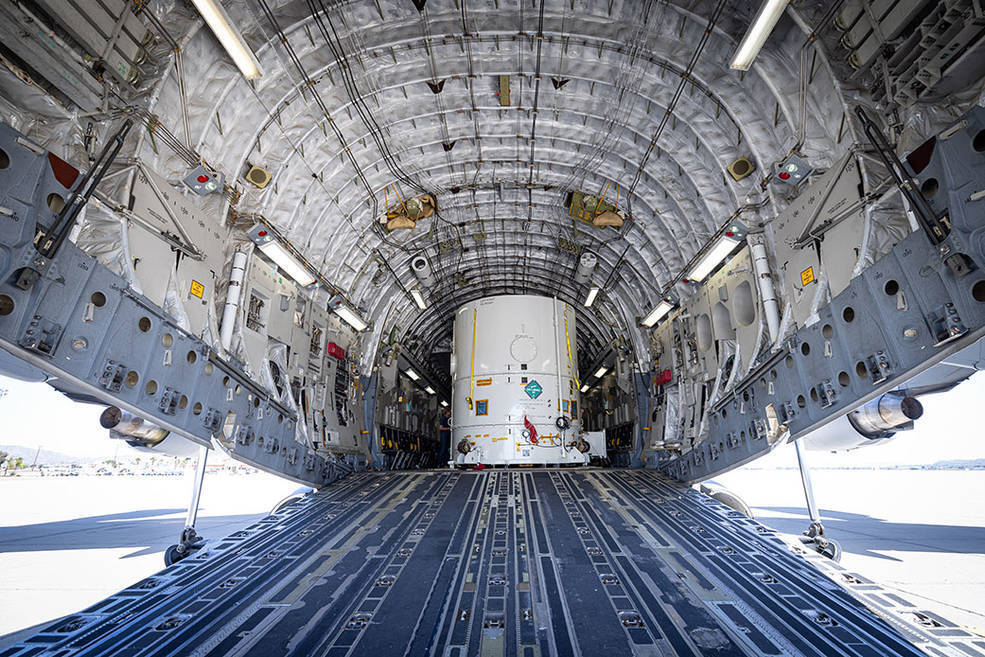 Main body of NASA’s Europa Clipper spacecraft