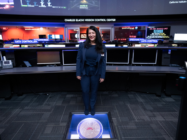 U.S. Poet Laureate Ada Limón Visits Mission Control at NASA's JPL