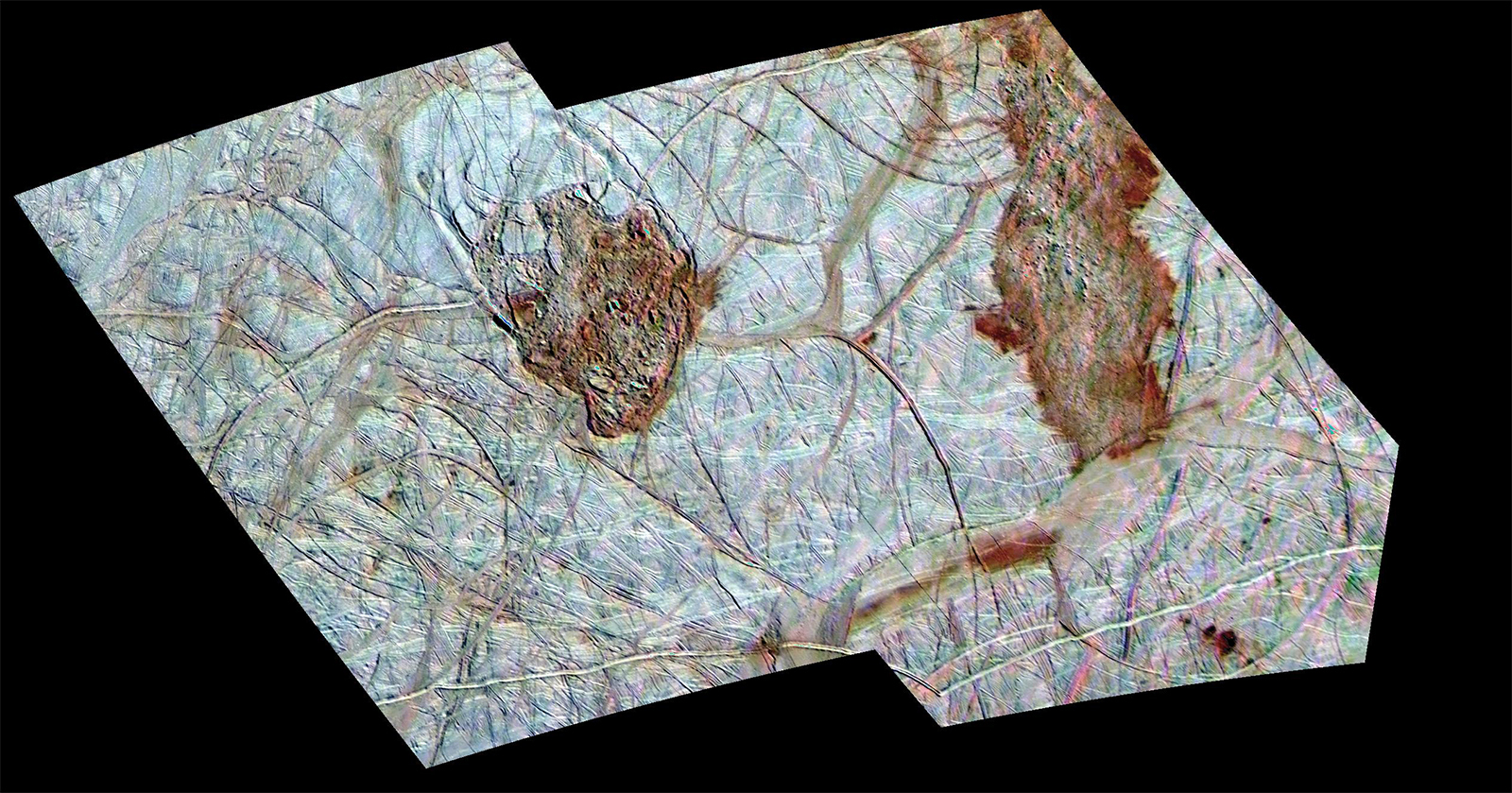 Images of two craters