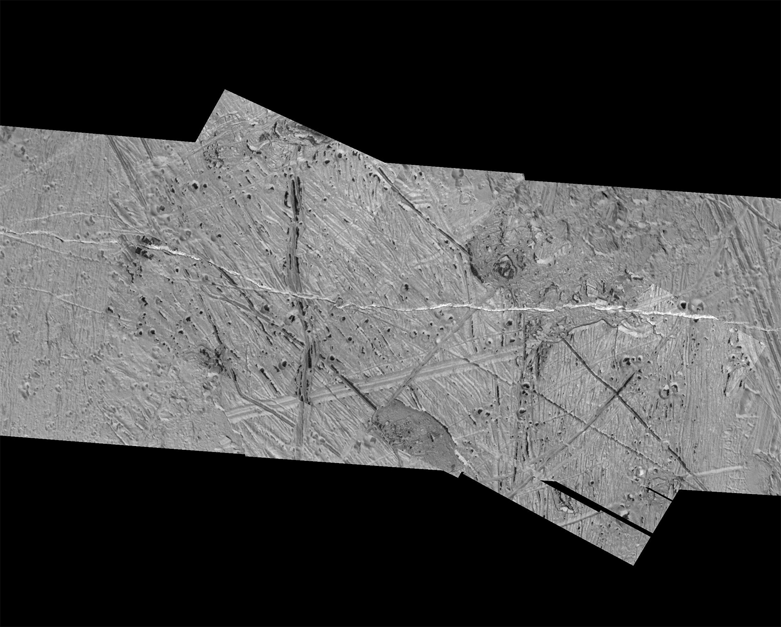 Black and white image of terrain.