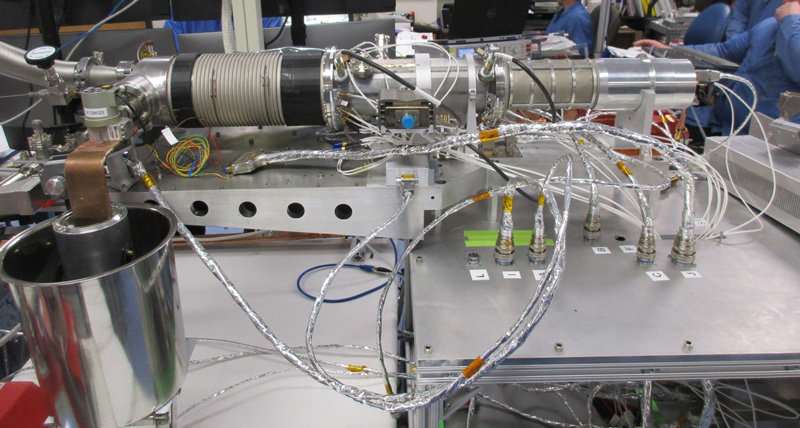 An engineering model of Europa Clipper's MASPEX instrument.